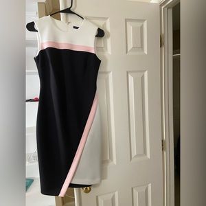 Tommy Hilfiger pink & black dress
